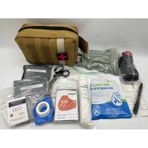 Номер 2. АРМЕЙСКАЯ АПТЕЧКА первой помощи ‼️УКОМПЛЕКТОВАННАЯ (с противоожоговым гелем BURNCARE в комплекте) / универсальная медицинская аптечка во Владивостоке