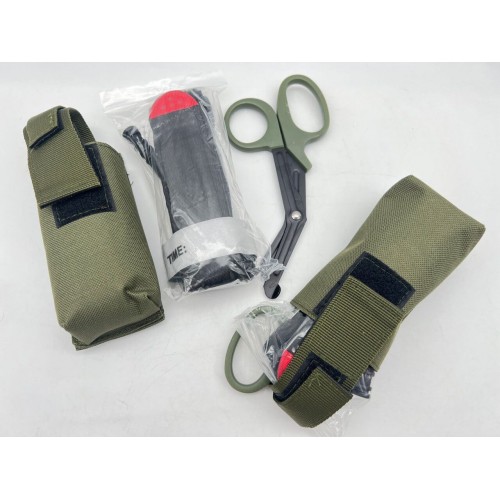 Чехол в комплекте с турникетом 95 см и ножницами для крепления на систему молле во Владивостоке